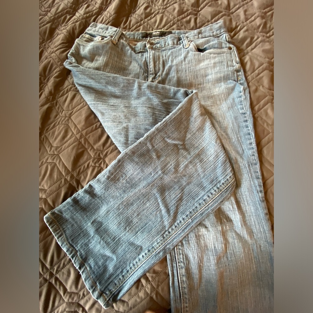 Straight leg jeans
